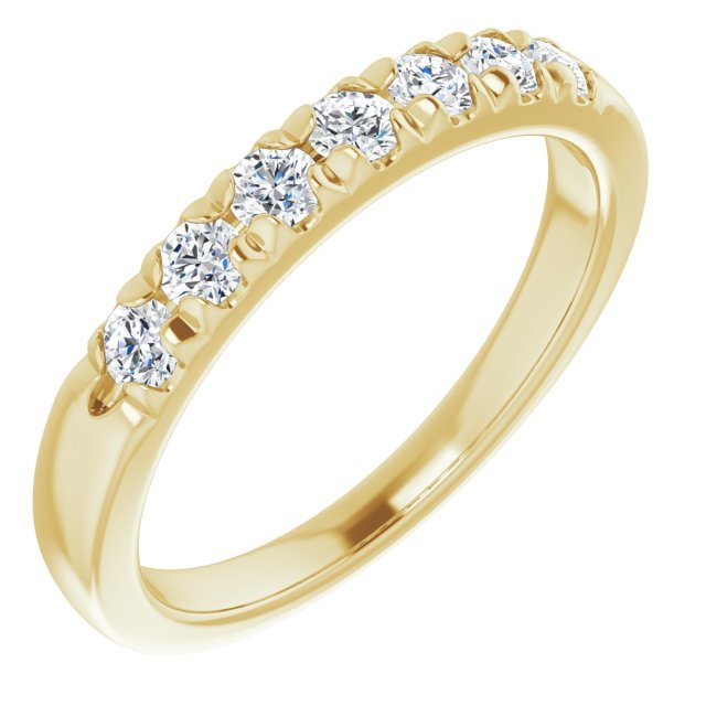14K Yellow 3/8 CTW Diamond Anniversary Band - Balacia