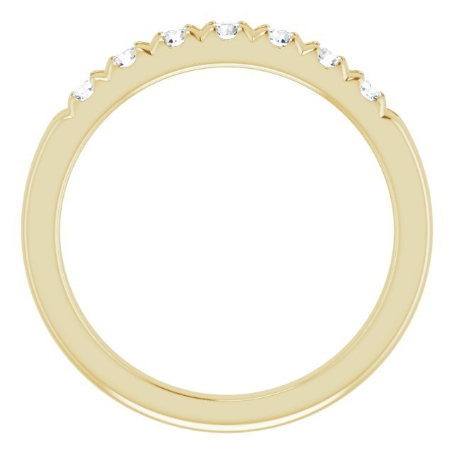 14K Yellow 3/8 CTW Diamond Anniversary Band - Balacia