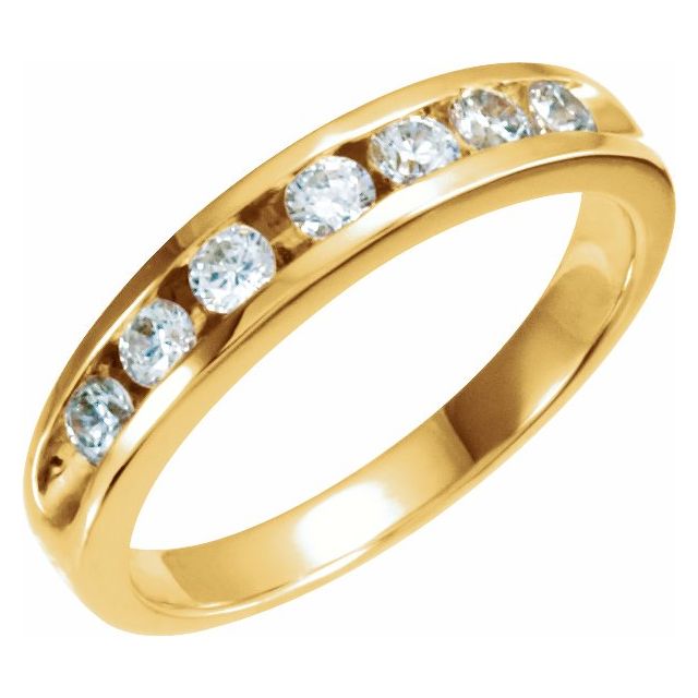 14K Yellow Anniversary Band - Balacia