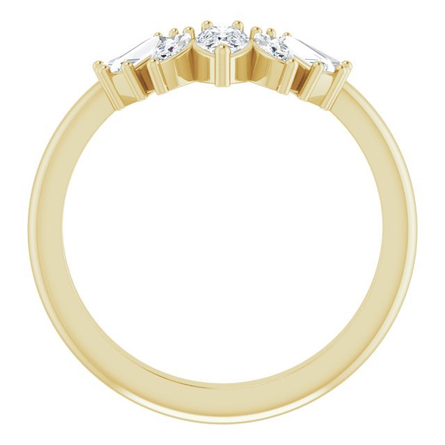 14K Yellow Contour Band - Balacia