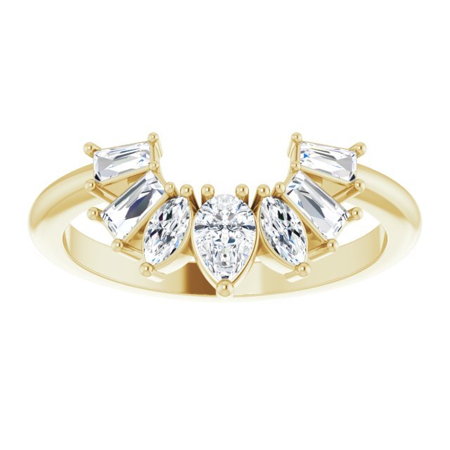 14K Yellow Contour Band - Balacia