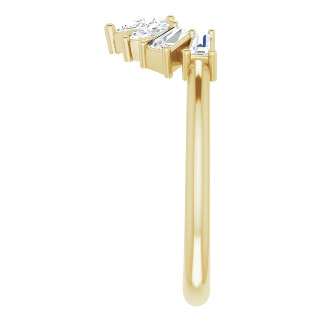 14K Yellow Contour Band - Balacia