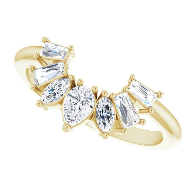 14K Yellow Contour Band - Balacia