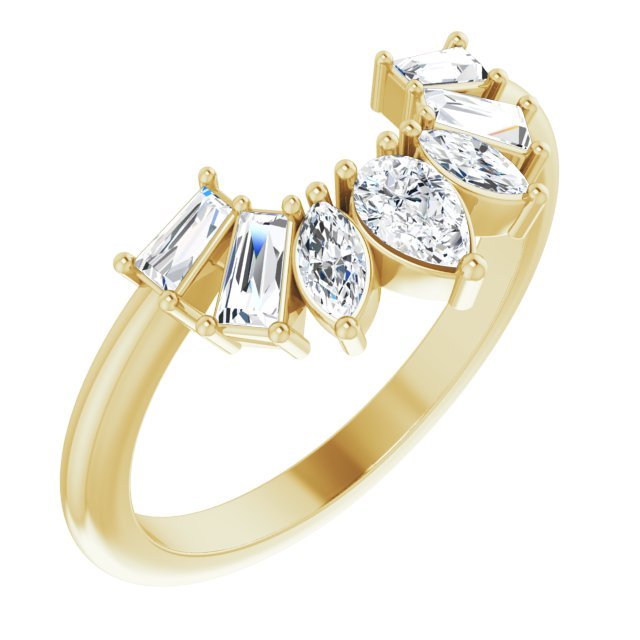 14K Yellow Contour Band - Balacia