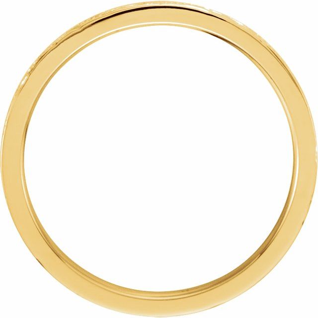 14K Yellow Design - Engraved Band - Balacia