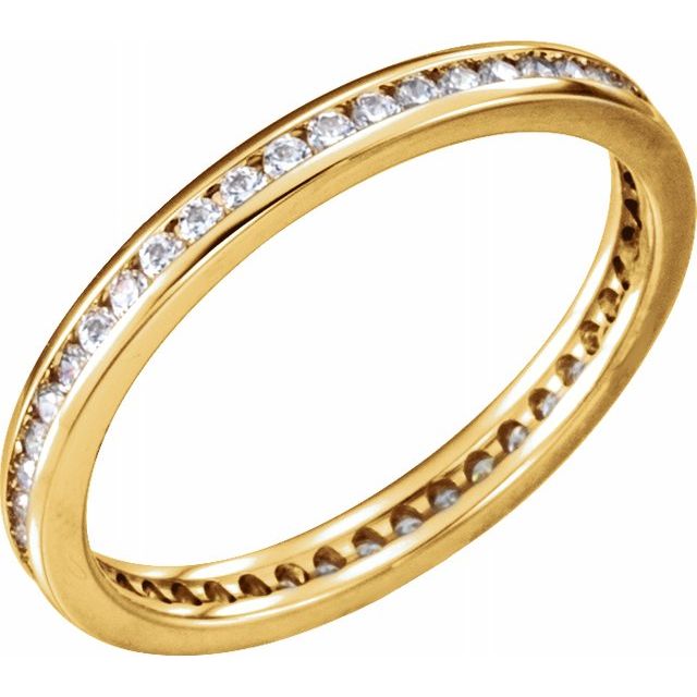 14K Yellow Eternity Band - Balacia