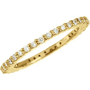 14K Yellow Eternity Band - Balacia