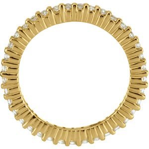 14K Yellow Eternity Band - Balacia