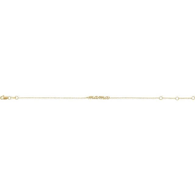 14K Yellow Mama Bracelet - Balacia