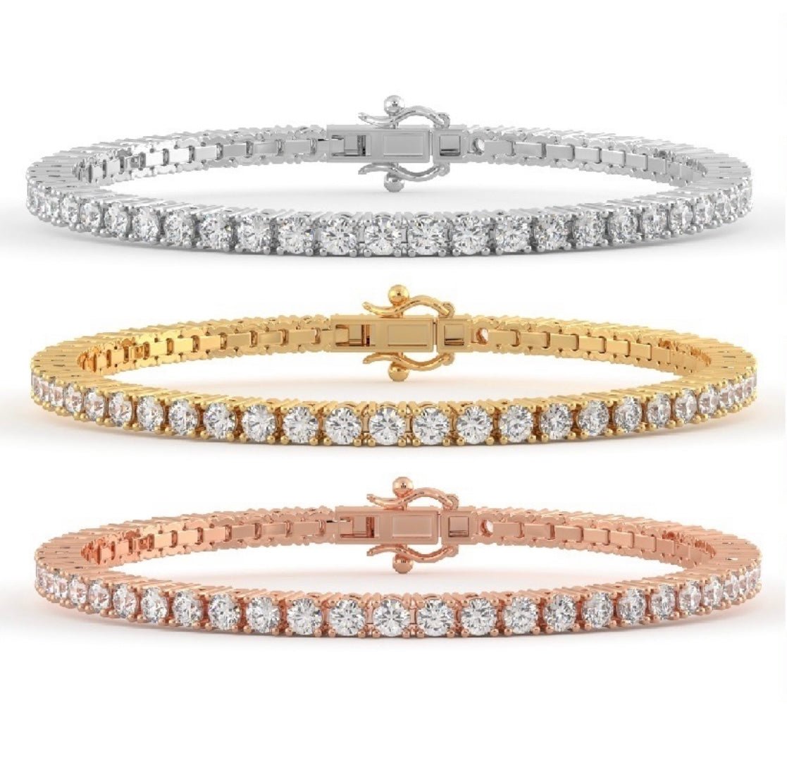 15 Carat Moissanite Tennis Bracelet - Balacia