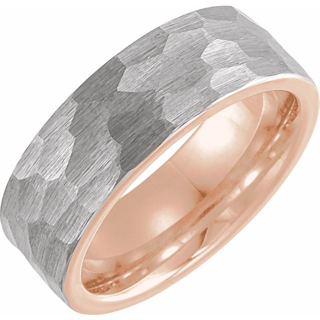 18K Rose Gold PVD Tungsten 8 mm Band - Balacia