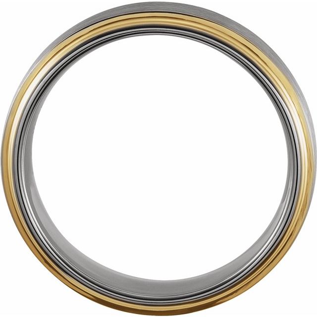 18K Yellow Gold PVD Tungsten 5 mm Band - Balacia