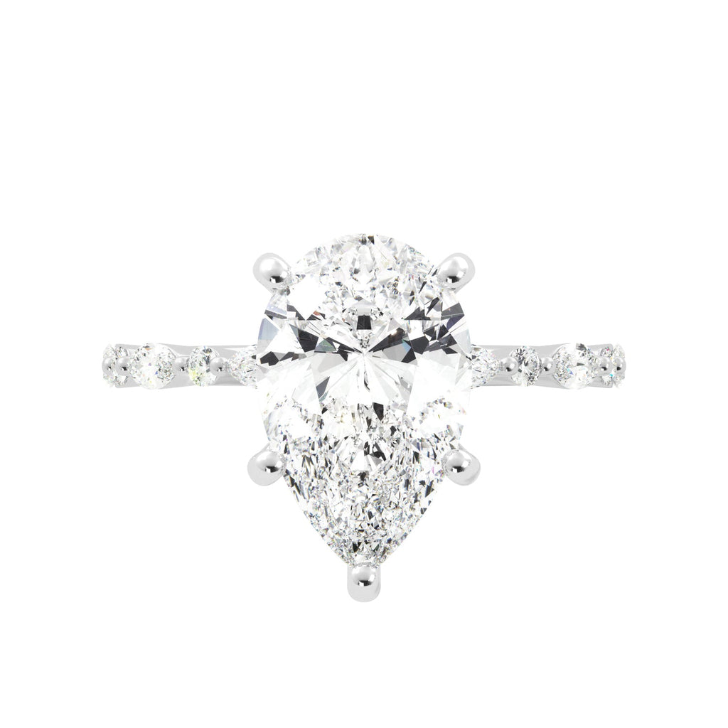 2.5 Carat Pear Diamond Engagement - Balacia