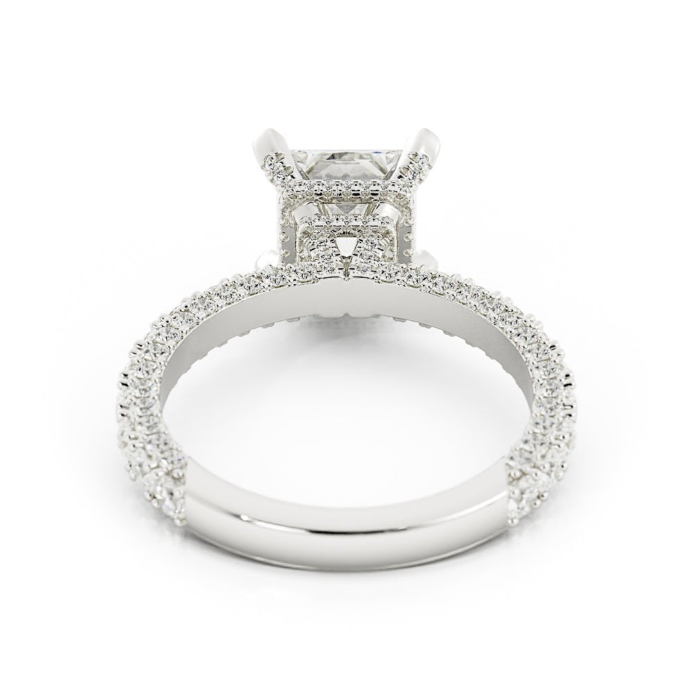 iced out engagement ring