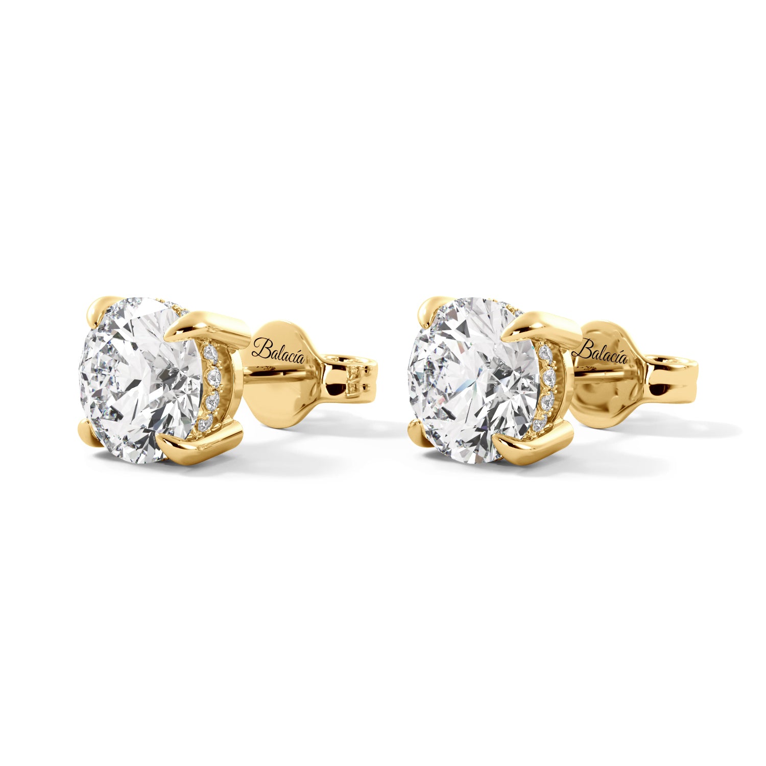 best gold diamond earrings