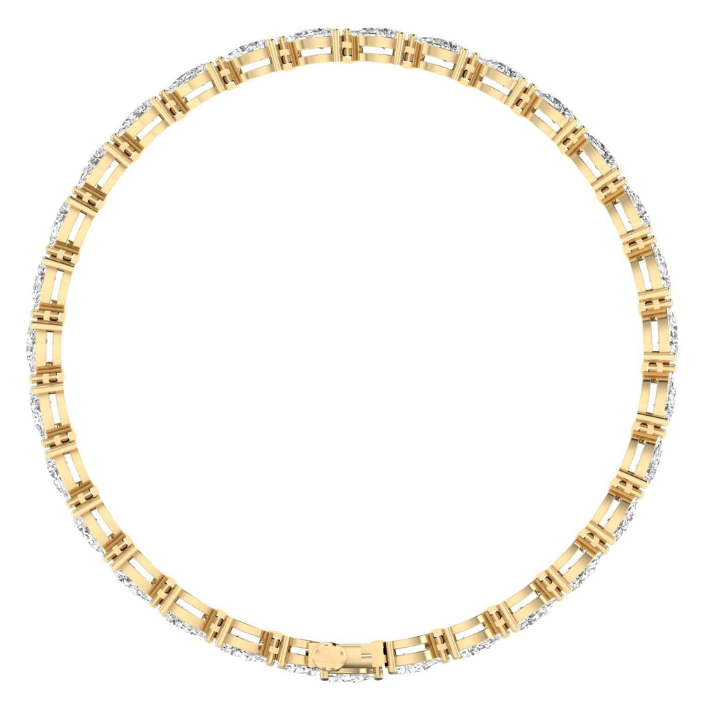 Classic Pear Diamond Tennis Bracelet - Balacia