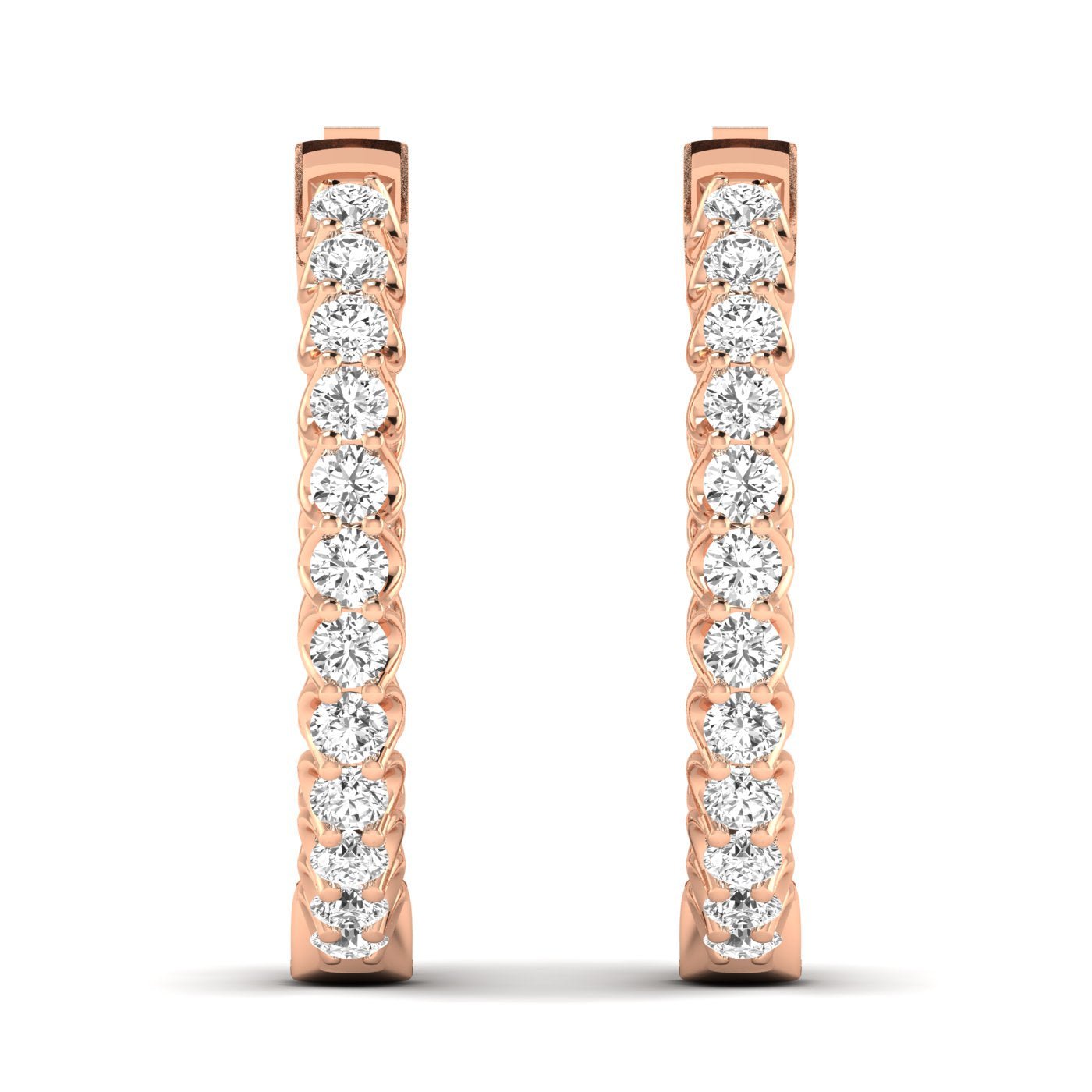 Dazzling Diamond Hoops - Balacia