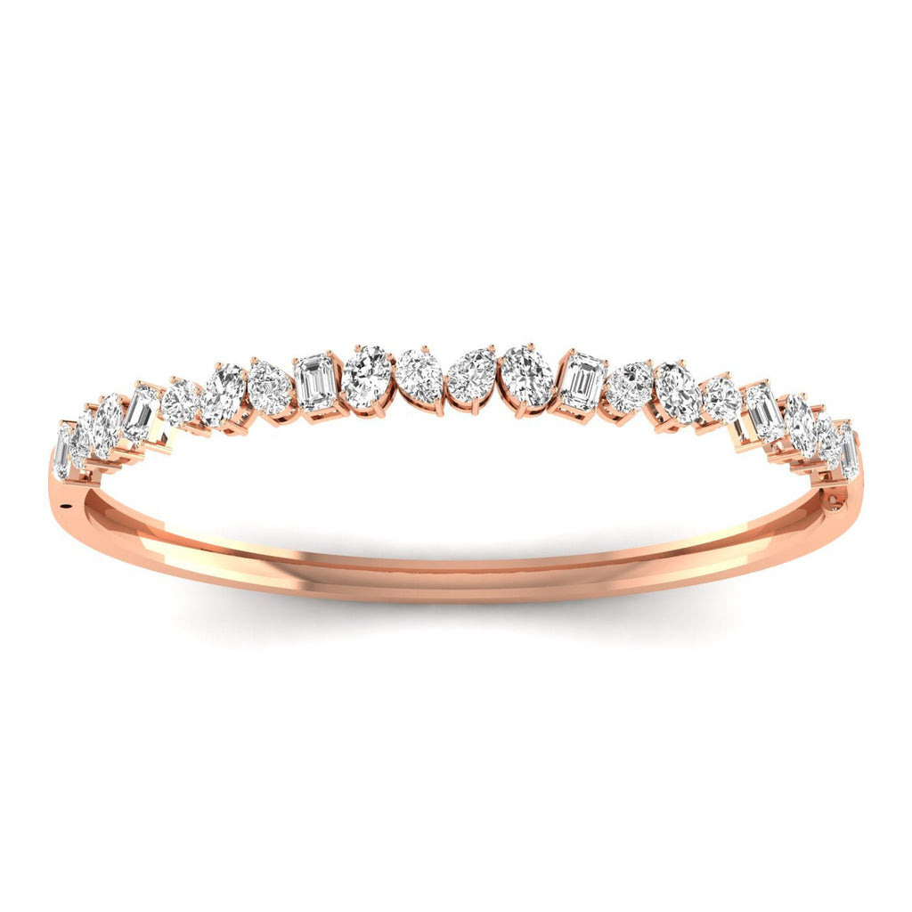 Dazzling Multi - Shape Diamond Bangle - Balacia