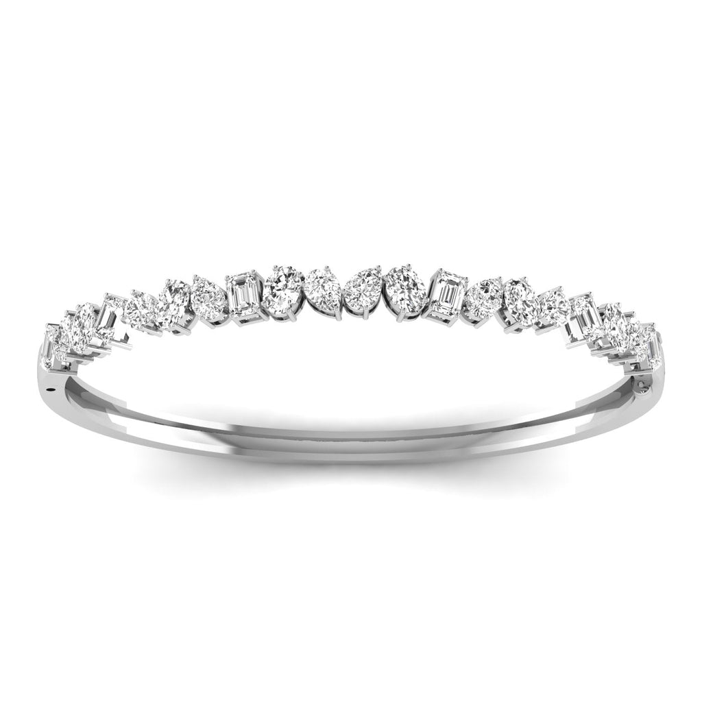 Dazzling Multi - Shape Diamond Bangle - Balacia