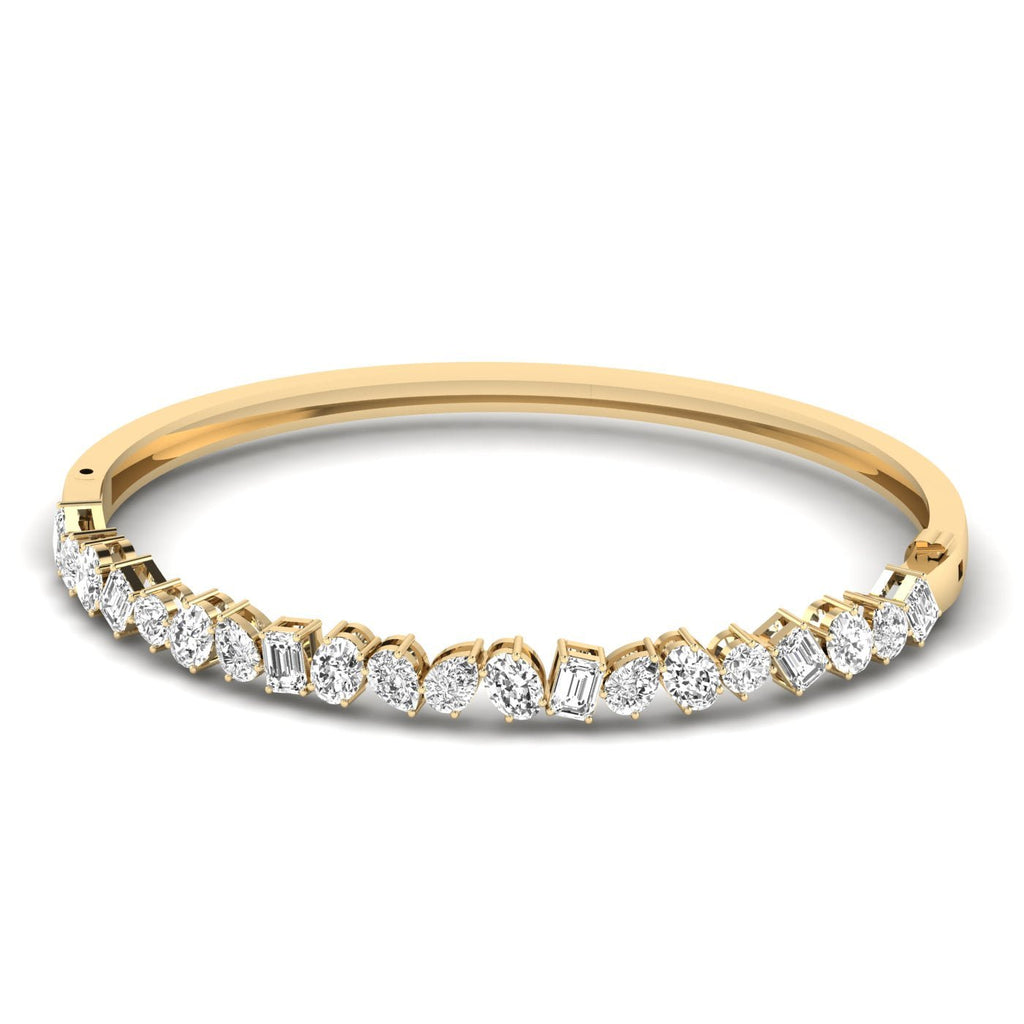 Dazzling Multi - Shape Diamond Bangle - Balacia