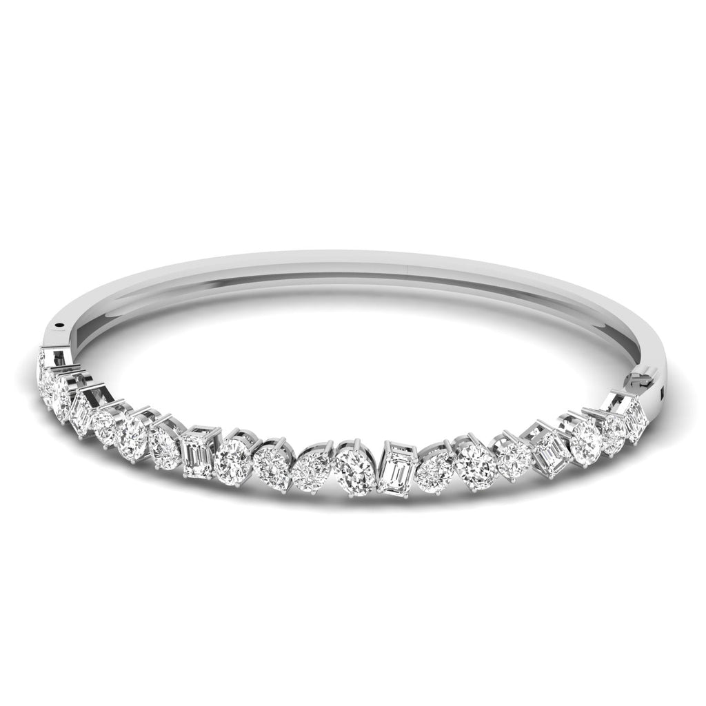 Dazzling Multi - Shape Diamond Bangle - Balacia