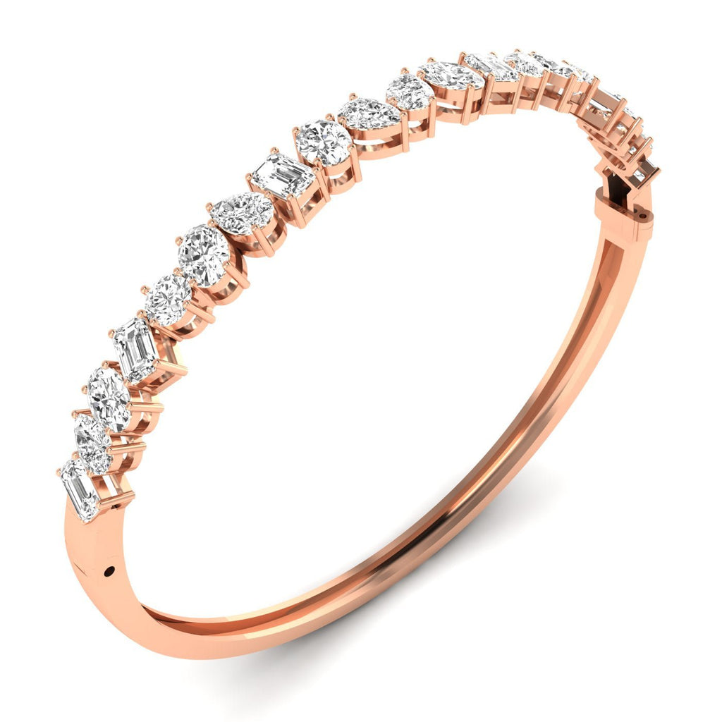 Dazzling Multi - Shape Diamond Bangle - Balacia