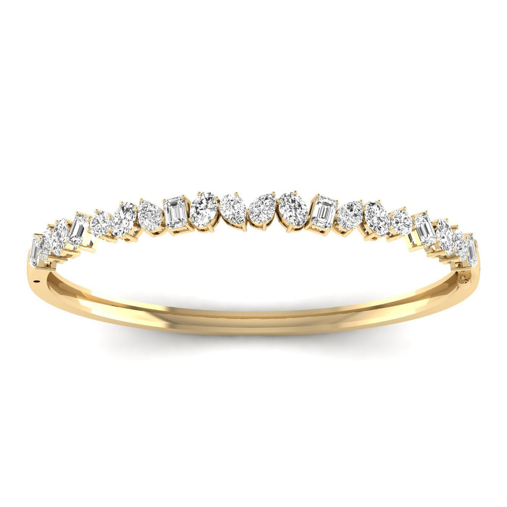 Dazzling Multi - Shape Diamond Bangle - Balacia