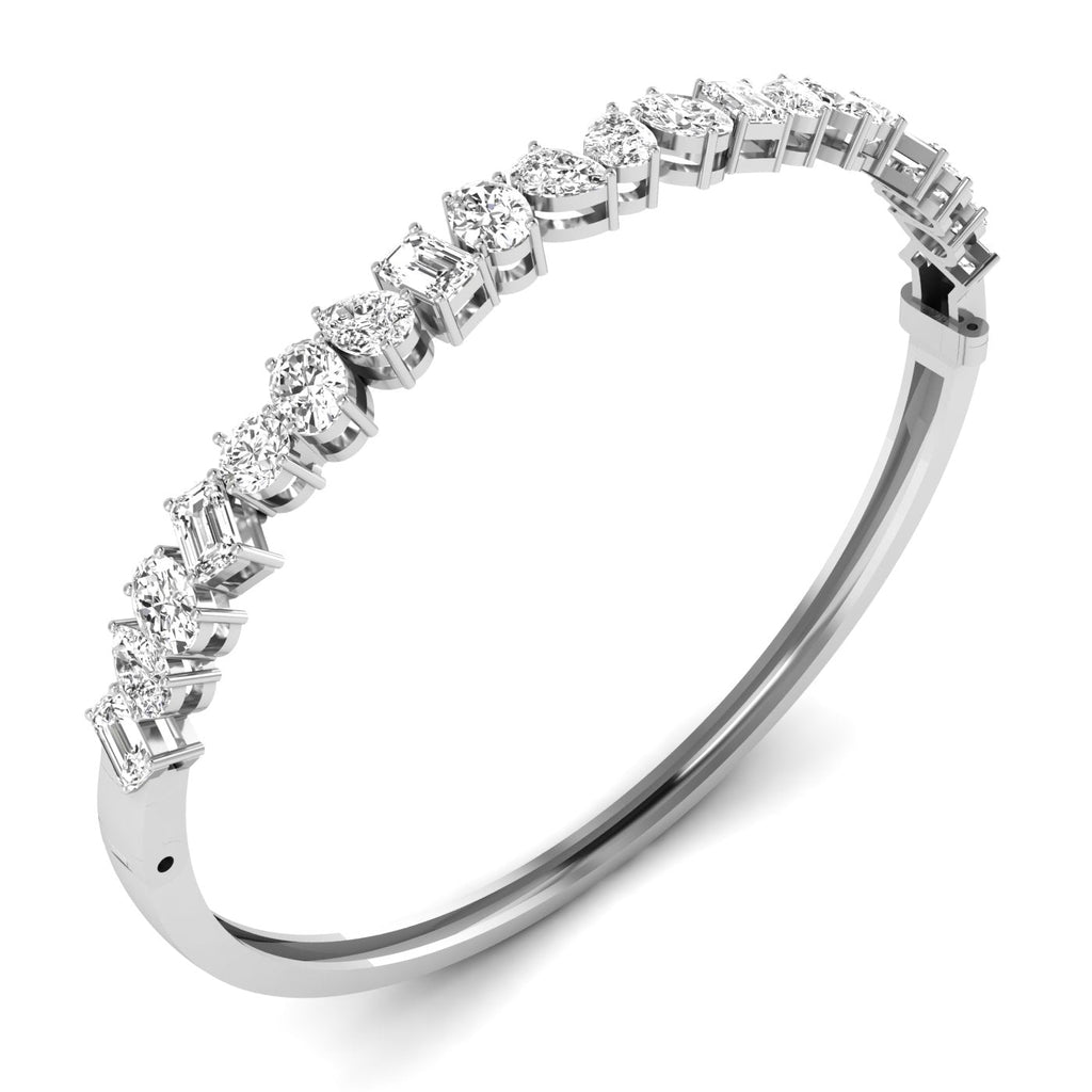 Dazzling Multi - Shape Diamond Bangle - Balacia