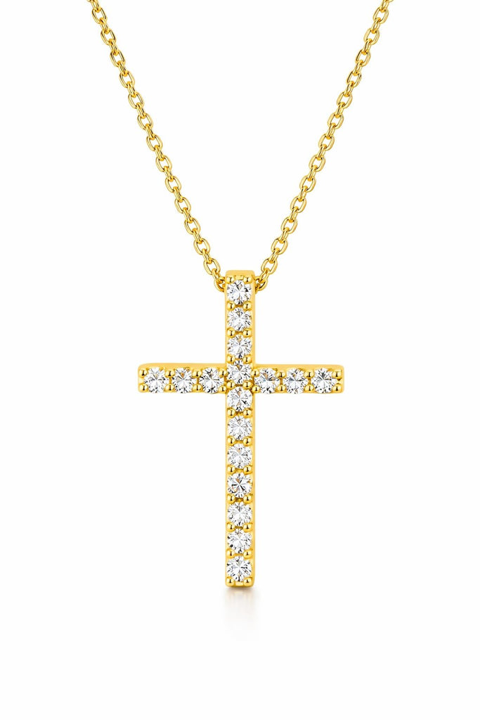 diamond cross necklace