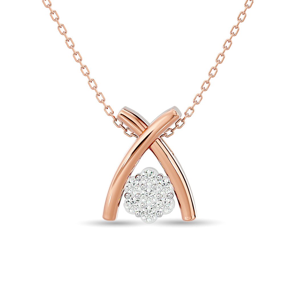 rose gold fashion pendant