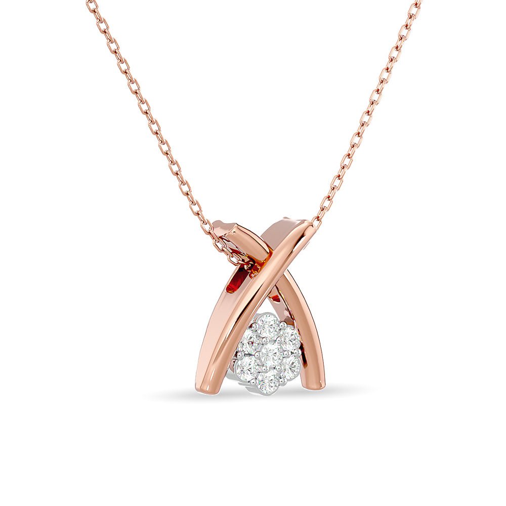 unique rose gold necklace
