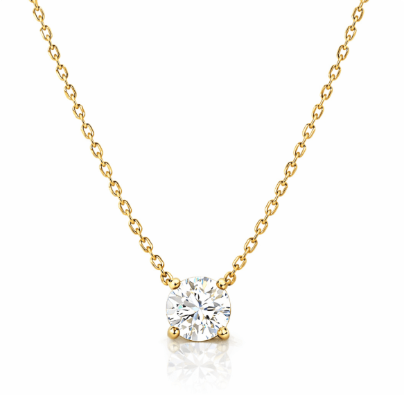 Diamond Solitaire Necklace