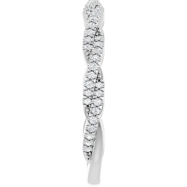 Diamond Twist Anniversary Band - Balacia
