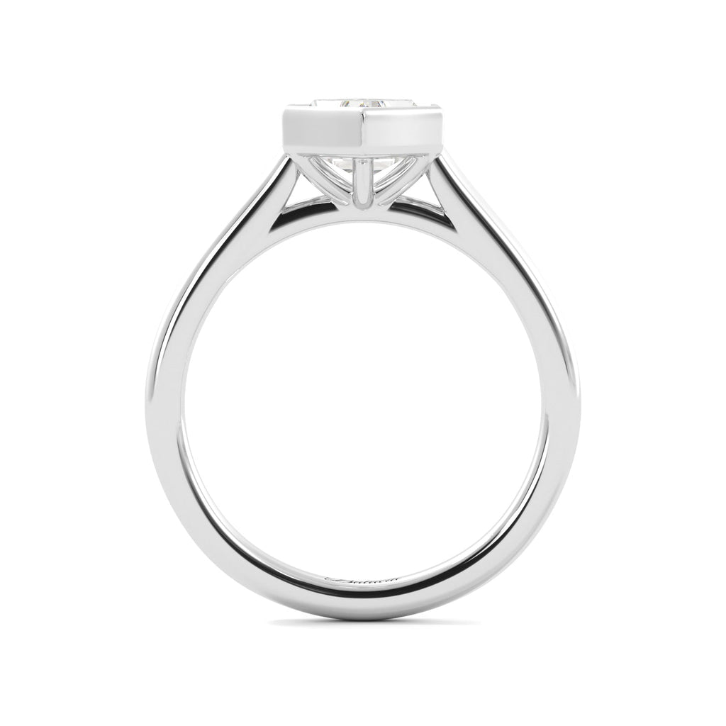 Dutch Marquise Bezel Ring Side Angle