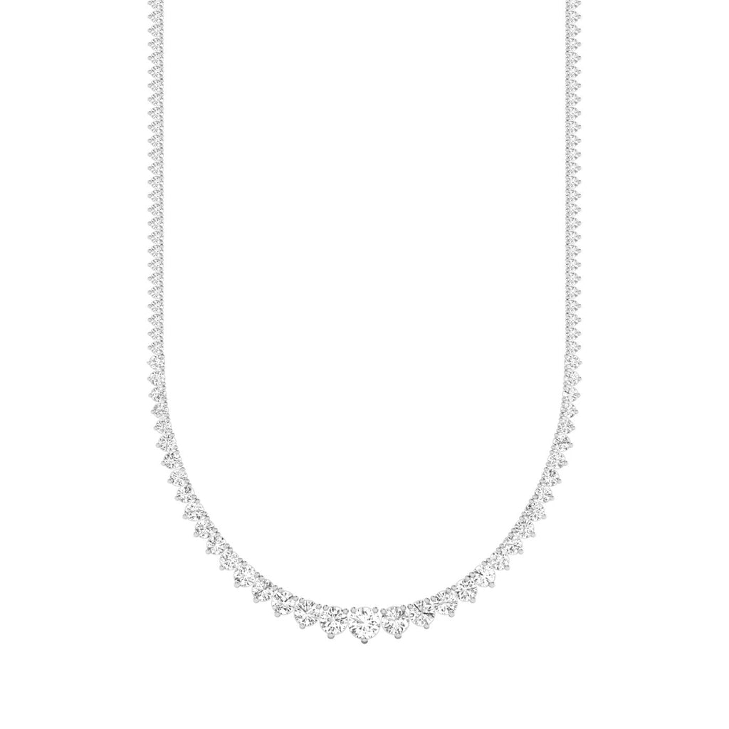 Graduated Diamond Tennis Necklace