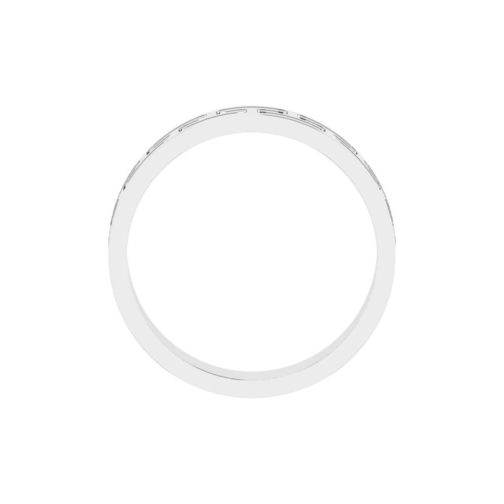 Greek Key Pattern 5mm Wedding Band