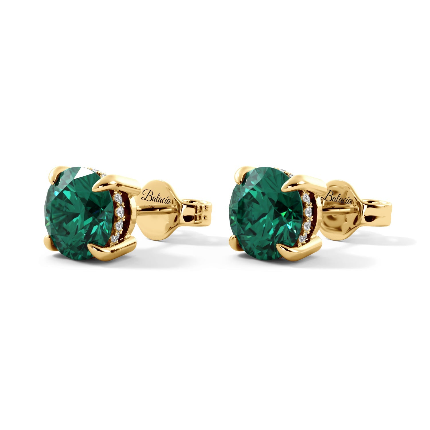 hidden halo earrings