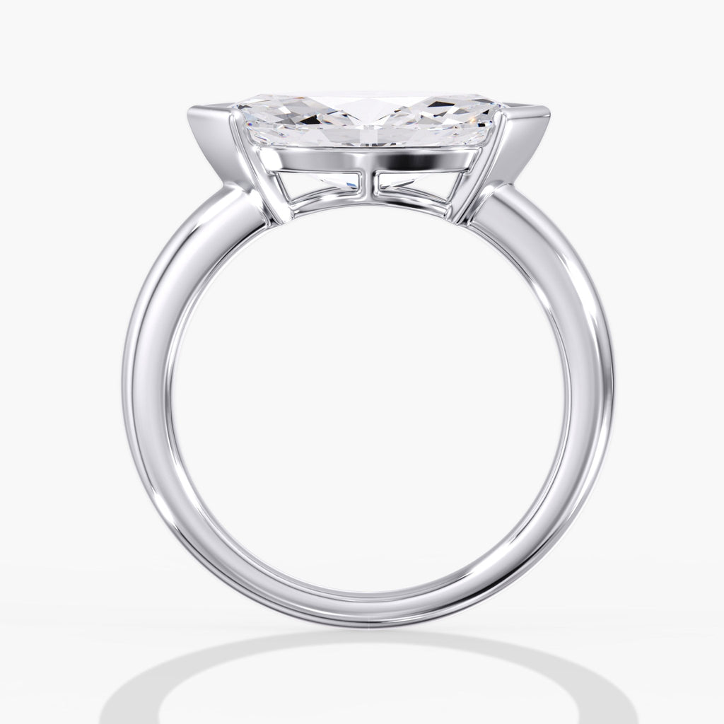 Modern Horizon Marquise Ring Side View