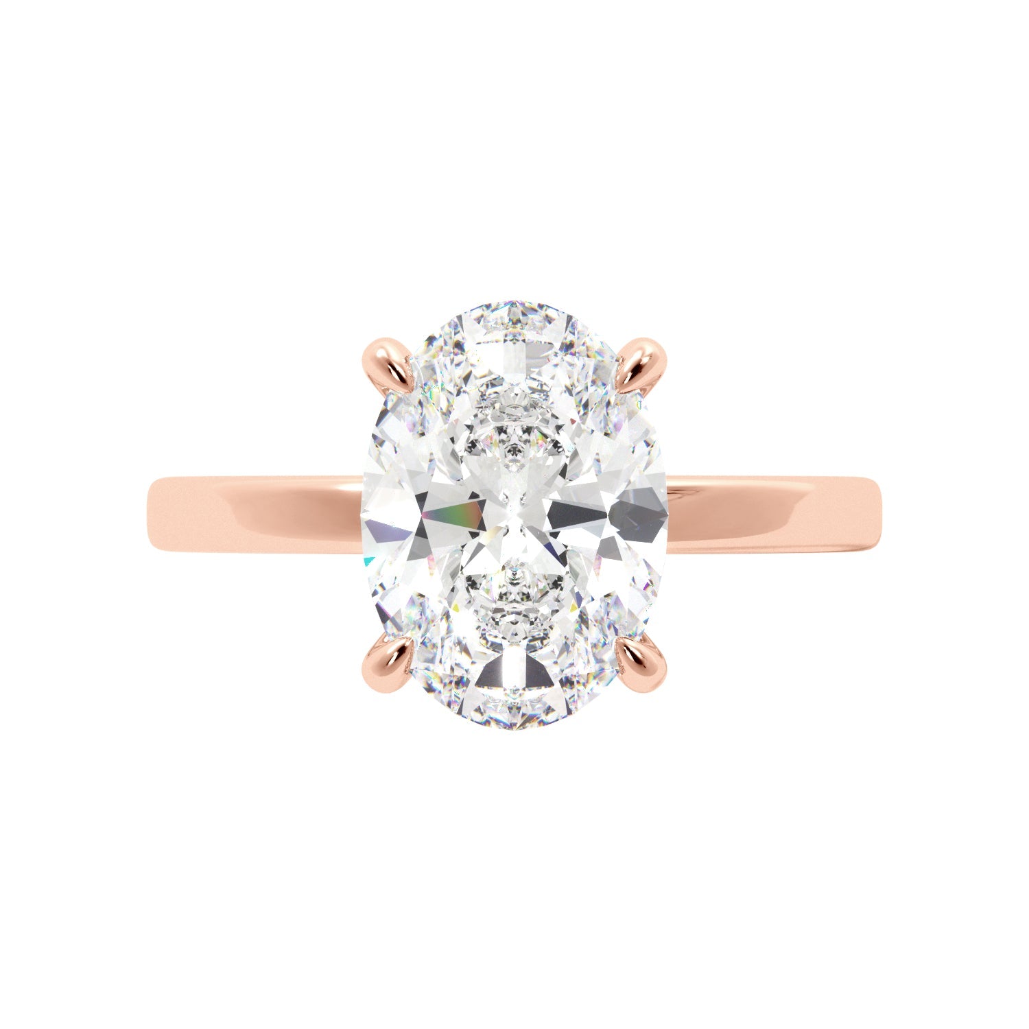 oval solitaire