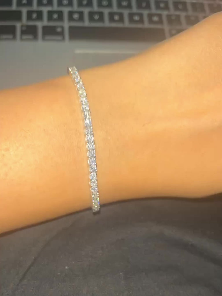 lab diamond tennis bracelet