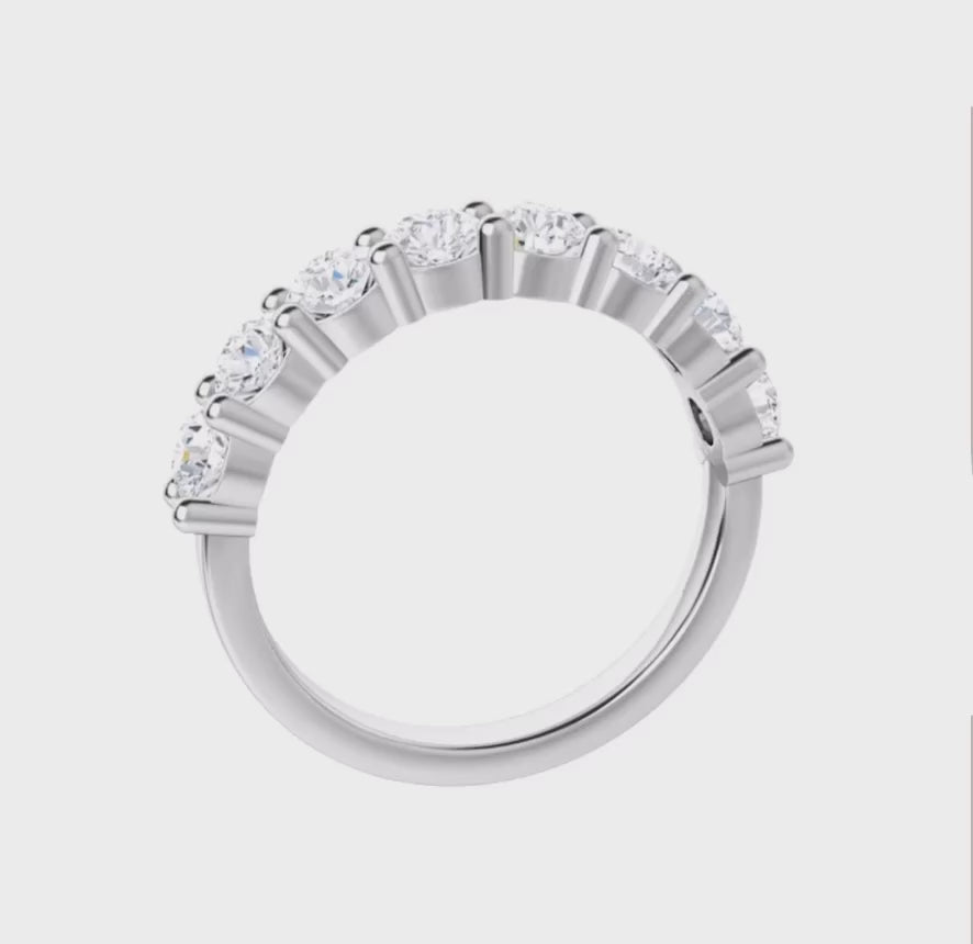 3.5mm Round Eternity Band