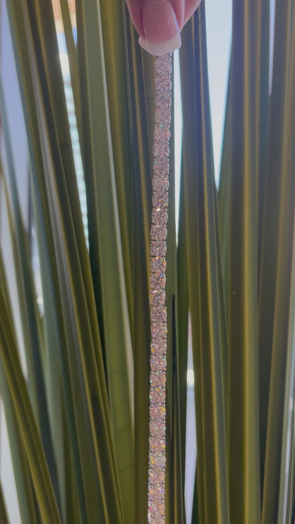 moissanite tennis bracelet