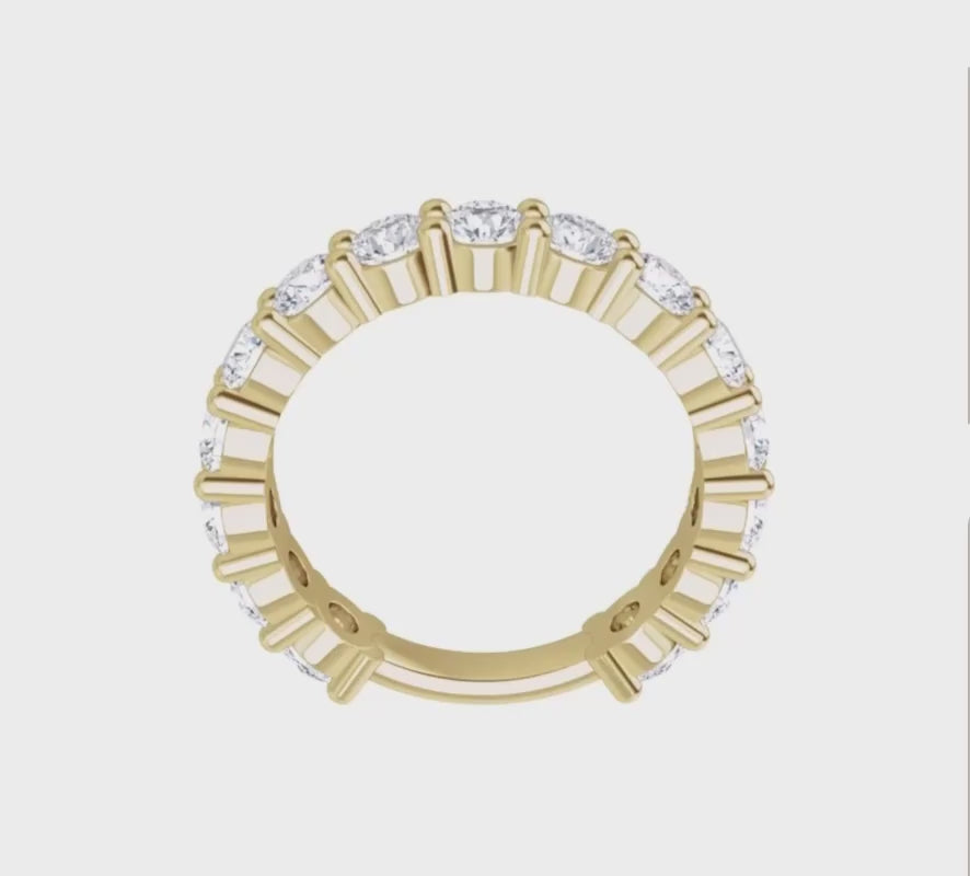 3.5mm Round Eternity Band