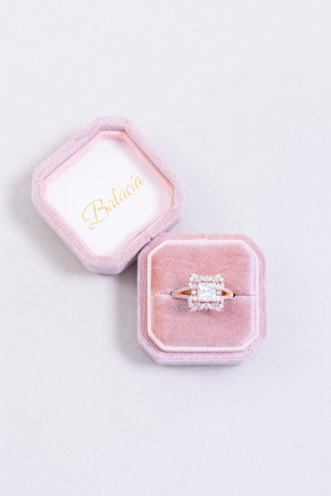 Princess Cut Custom Lab Diamond Engagement Ring - Balacia