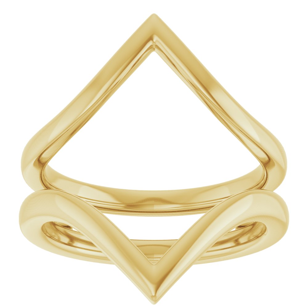 Ring Guard Women's Wedding Band gold 2