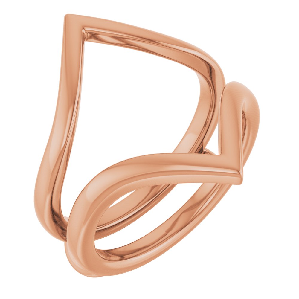 Ring Guard Women's Wedding Band rose gold