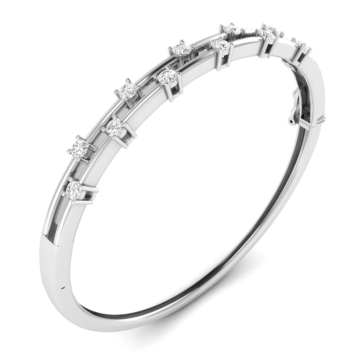 Scattered Diamonds Bangle - Balacia
