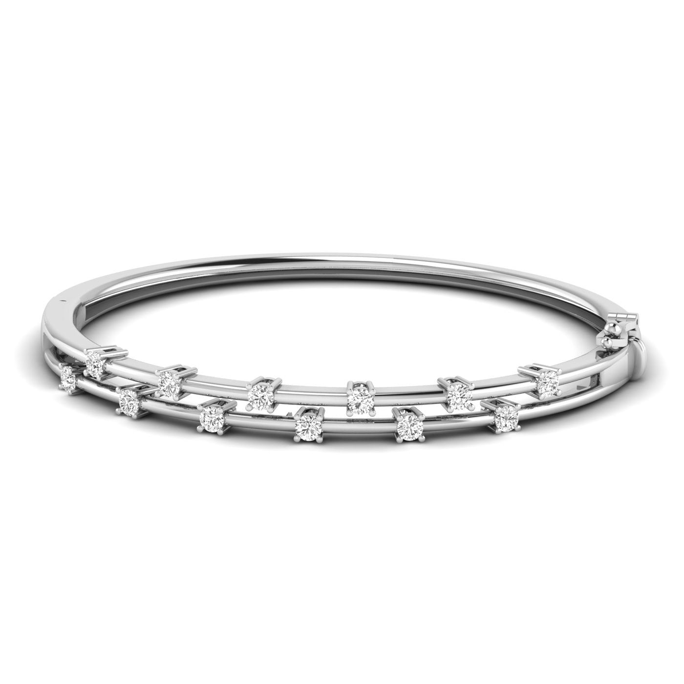 Scattered Diamonds Bangle - Balacia
