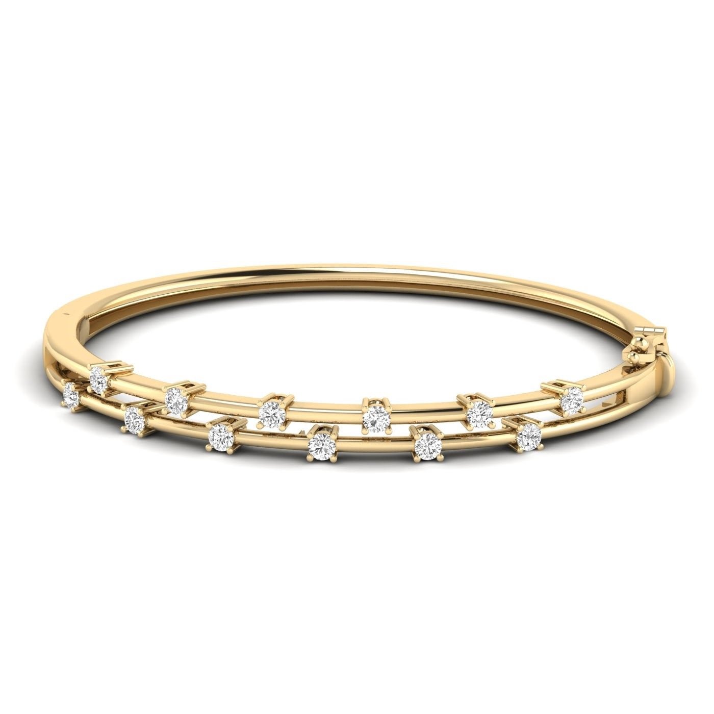 Scattered Diamonds Bangle - Balacia