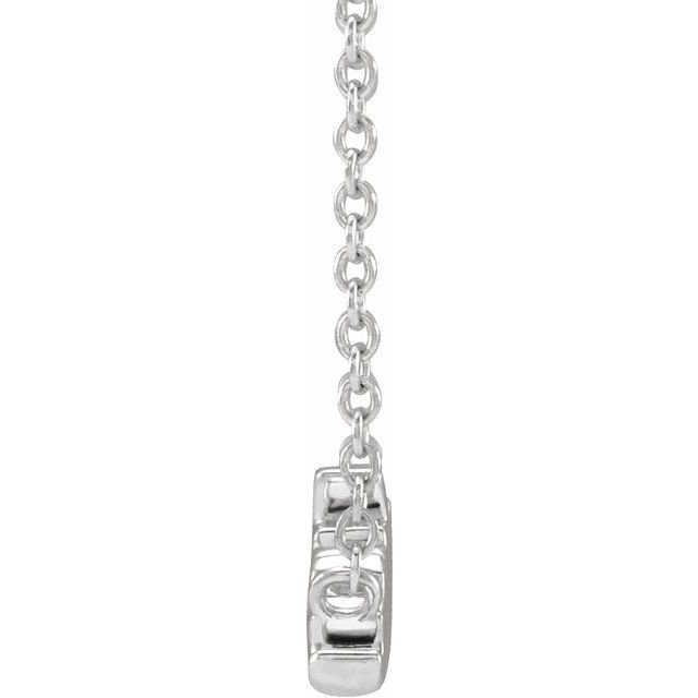 Sister 14k White Gold Necklace Gift - Balacia